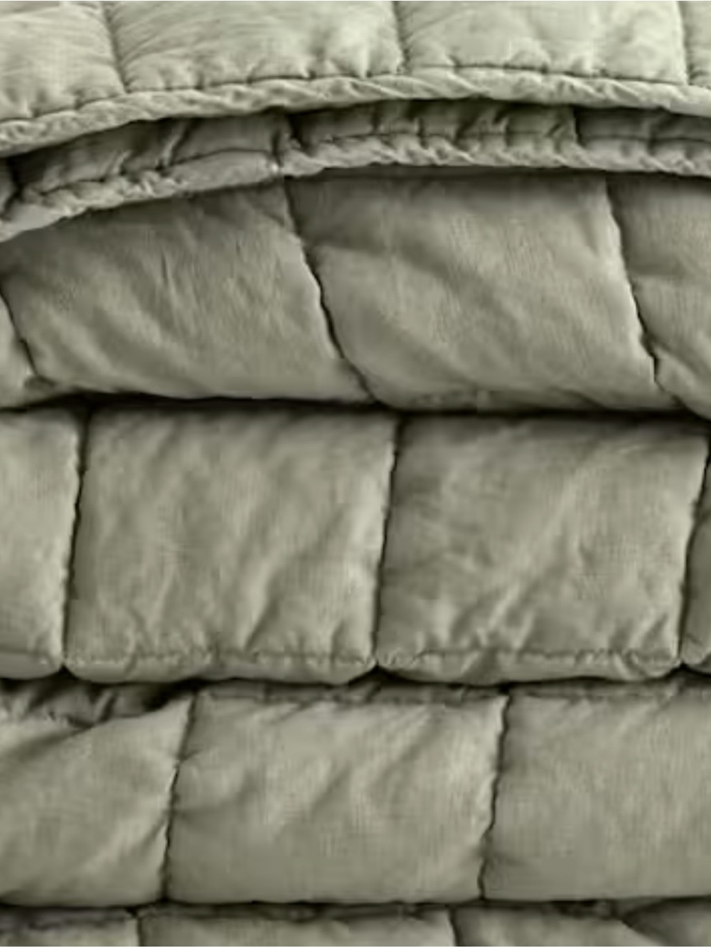 Quince Linen Box Quilt Twin #239